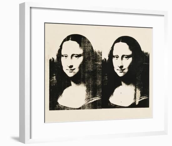 Double Mona Lisa, c.1963-Andy Warhol-Framed Giclee Print