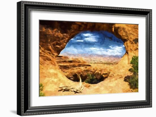 Double O Arch-Philippe Hugonnard-Framed Giclee Print