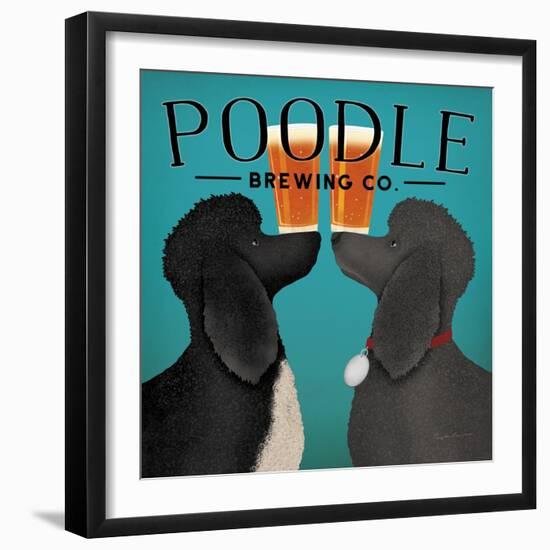 Double Poodle Brewing-Ryan Fowler-Framed Art Print