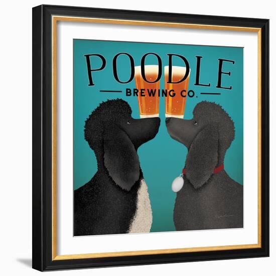 Double Poodle Brewing-Ryan Fowler-Framed Art Print