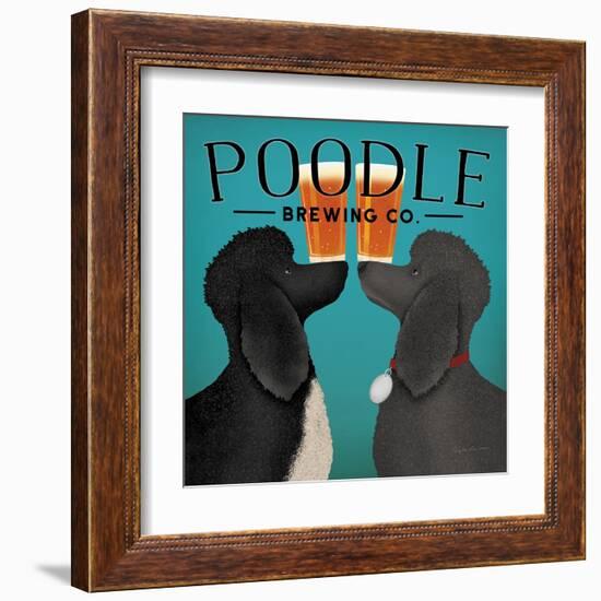 Double Poodle Brewing-Ryan Fowler-Framed Art Print