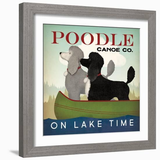 Double Poodle Canoe-Ryan Fowler-Framed Art Print