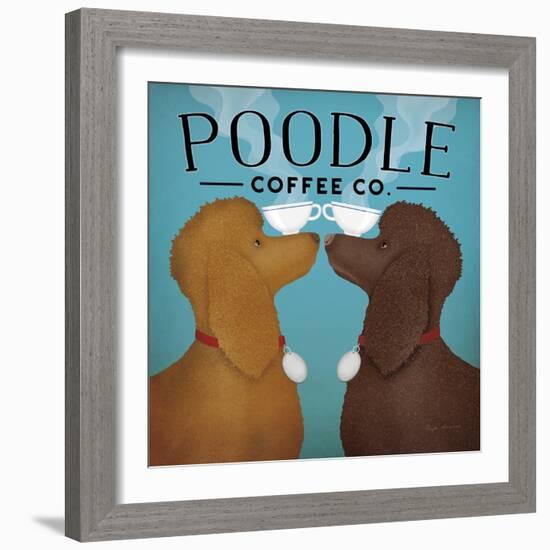 Double Poodle Coffee-Ryan Fowler-Framed Art Print