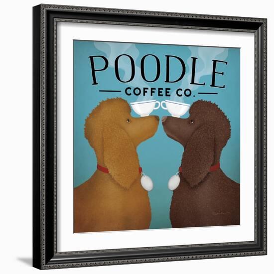 Double Poodle Coffee-Ryan Fowler-Framed Art Print