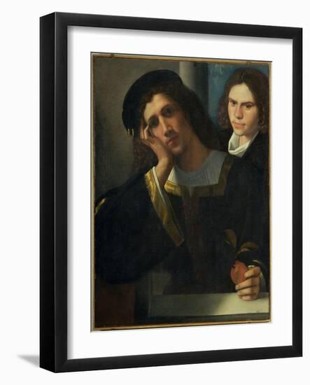 Double Portrait, circa 1502-Giorgione-Framed Giclee Print