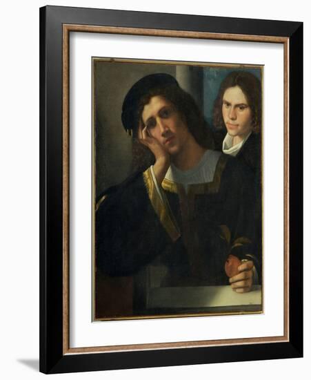 Double Portrait, circa 1502-Giorgione-Framed Giclee Print