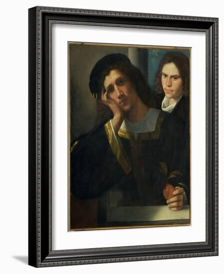 Double Portrait, circa 1502-Giorgione-Framed Giclee Print