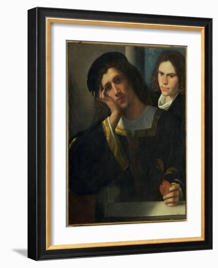 Double Portrait, circa 1502-Giorgione-Framed Giclee Print