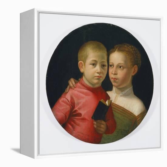 Double Portrait of a Boy and Girl of the Attavanti Family, C.1580-Sofonisba Anguissola-Framed Premier Image Canvas