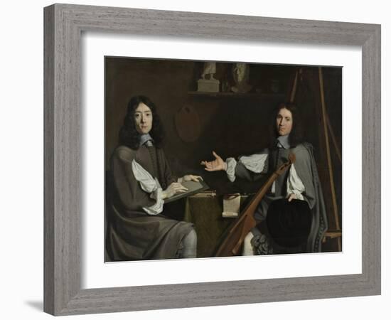 Double Portrait of Both-Philippe De Champaigne-Framed Giclee Print