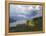 Double Rainbow over Vista House-Steve Terrill-Framed Premier Image Canvas