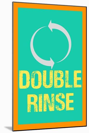 Double Rinse-Sd Graphics Studio-Mounted Art Print