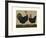 Double Roosters-Warren Kimble-Framed Art Print