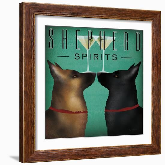 Double Shepherd Martini-Ryan Fowler-Framed Art Print