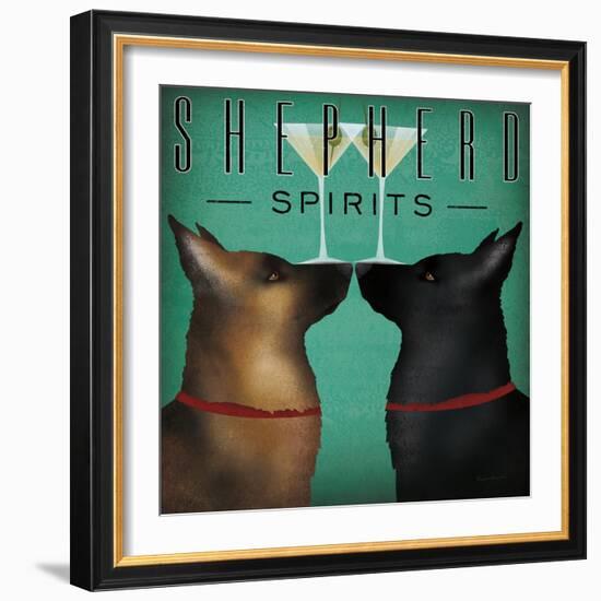 Double Shepherd Martini-Ryan Fowler-Framed Art Print