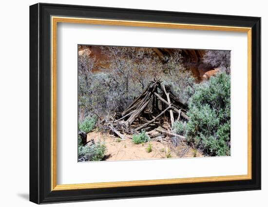 Double Stack Anasazi Ruin in Butler Wash, Cedar Mesa, Utah-Richard Wright-Framed Photographic Print