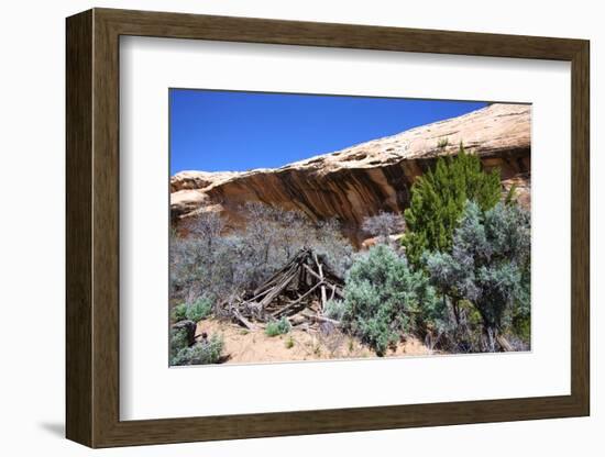 Double Stack Anasazi Ruin in Butler Wash, Cedar Mesa, Utah-Richard Wright-Framed Photographic Print