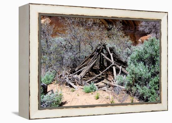 Double Stack Anasazi Ruin in Butler Wash, Cedar Mesa, Utah-Richard Wright-Framed Premier Image Canvas