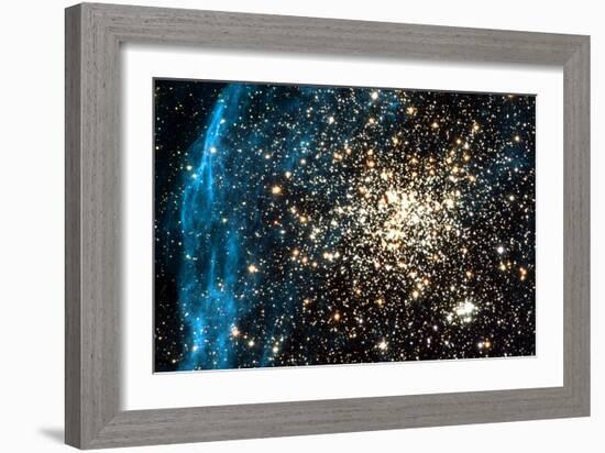 Double Star Cluster-null-Framed Photographic Print