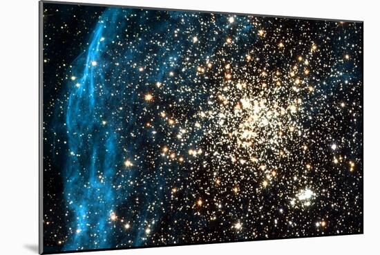 Double Star Cluster-null-Mounted Photographic Print