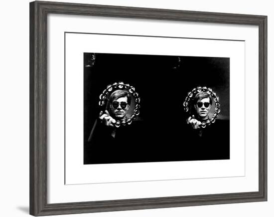 Double Tambourine, circa 1966-Andy Warhol/ Nat Finkelstein-Framed Giclee Print