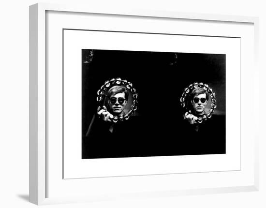 Double Tambourine, circa 1966-Andy Warhol/ Nat Finkelstein-Framed Giclee Print