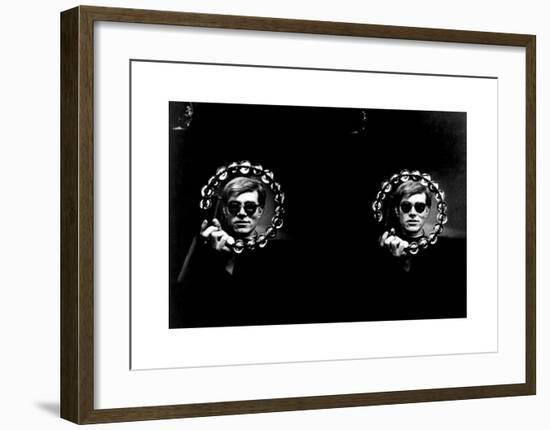 Double Tambourine, circa 1966-Andy Warhol/ Nat Finkelstein-Framed Giclee Print