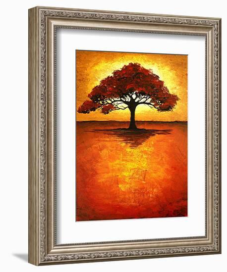 Double Trouble II-Megan Aroon Duncanson-Framed Art Print