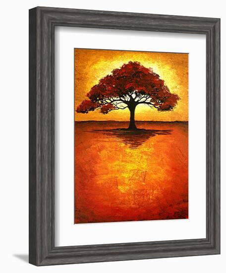 Double Trouble II-Megan Aroon Duncanson-Framed Art Print