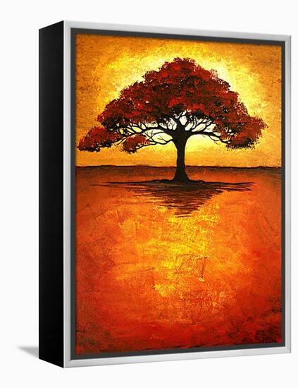 Double Trouble II-Megan Aroon Duncanson-Framed Stretched Canvas