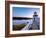 Doubling Point Light, Maine, New England, United States of America, North America-Alan Copson-Framed Photographic Print