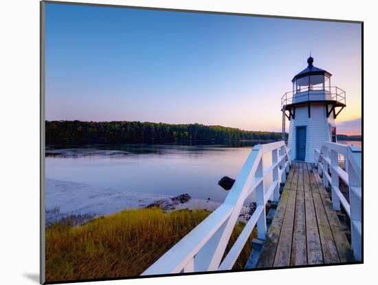 Doubling Point Light, Maine, New England, United States of America, North America-Alan Copson-Mounted Photographic Print