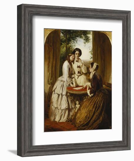 Doubtful Fortune - We Knnow We're Cheated, Yet Would Fain Believe-Abraham Solomon-Framed Giclee Print