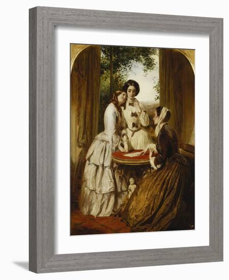 Doubtful Fortune - We Knnow We're Cheated, Yet Would Fain Believe-Abraham Solomon-Framed Giclee Print