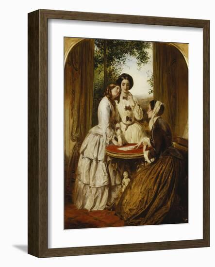 Doubtful Fortune - We Knnow We're Cheated, Yet Would Fain Believe-Abraham Solomon-Framed Giclee Print