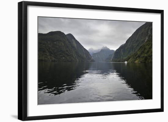 Doubtful Sound, Fiordland National Park, South Island, New Zealand, Pacific-Stuart Black-Framed Photographic Print