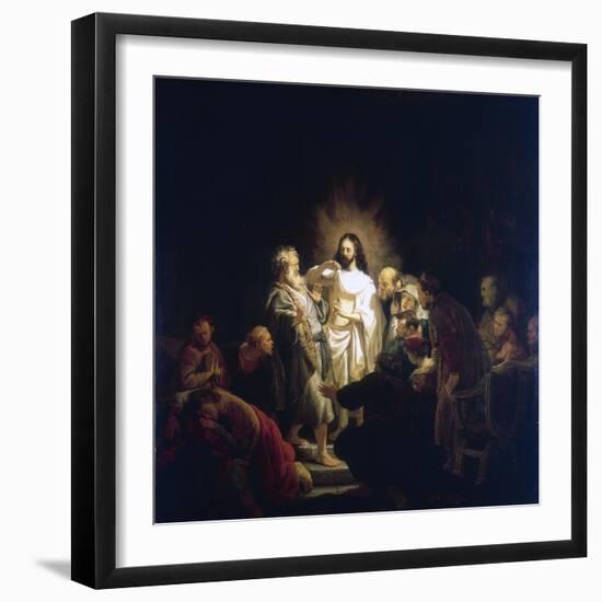 Doubting Thomas, 1634-Rembrandt van Rijn-Framed Giclee Print