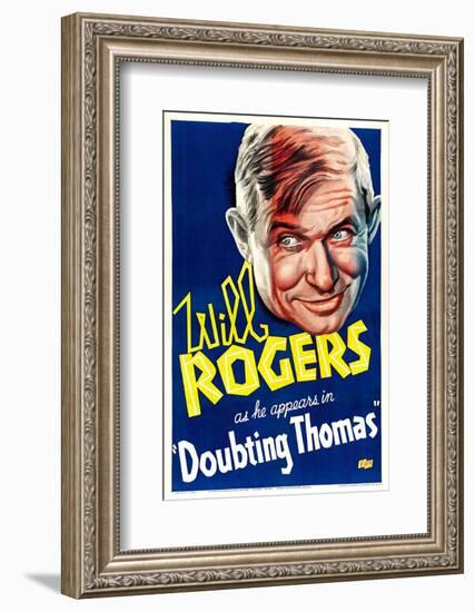 Doubting Thomas, Will Rogers, 1935-null-Framed Photo