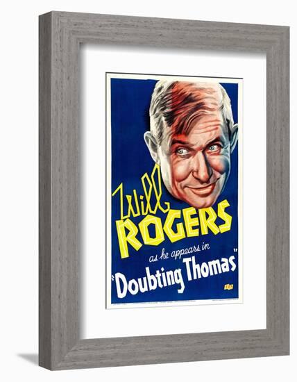 Doubting Thomas, Will Rogers, 1935-null-Framed Photo