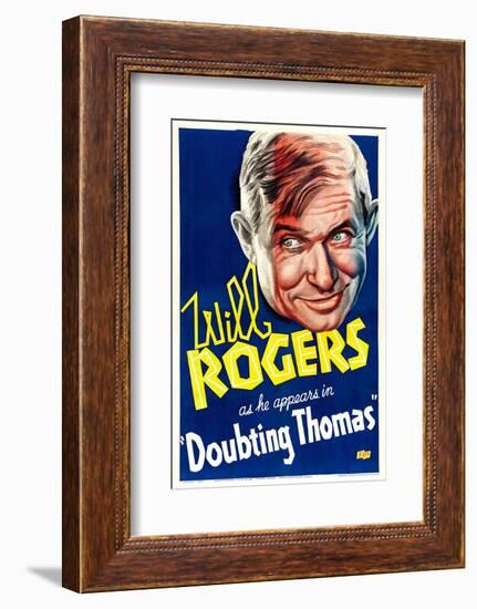 Doubting Thomas, Will Rogers, 1935-null-Framed Photo