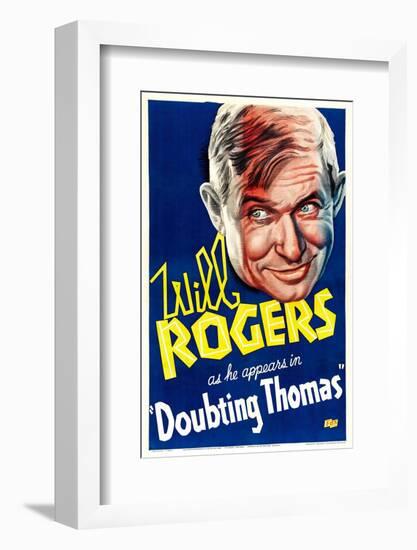 Doubting Thomas, Will Rogers, 1935-null-Framed Photo