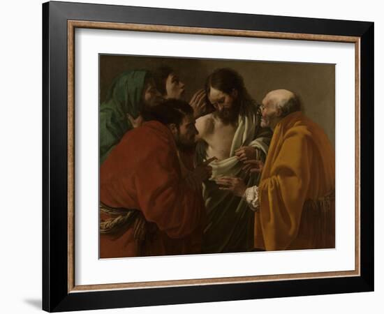 Doubting Thomas-Hendrick Ter Brugghen-Framed Art Print