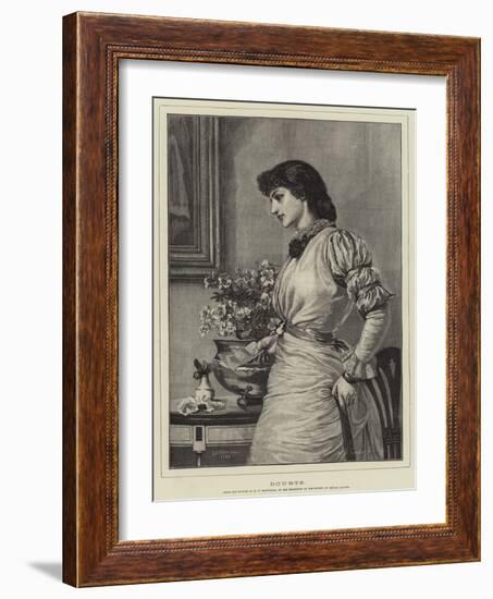 Doubts-Edward Frederick Brewtnall-Framed Giclee Print