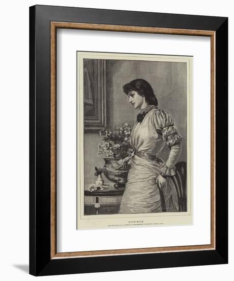 Doubts-Edward Frederick Brewtnall-Framed Giclee Print