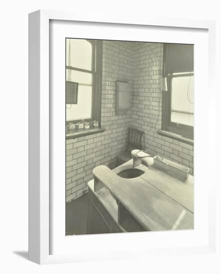 Douche Table, Thavies Inn Hospital, London, 1930-null-Framed Photographic Print