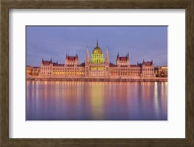 Budapest Skyline and River Danube, UNESCO World Heritage Site, Budapest,  Hungary, Europe' Photographic Print - Neil Farrin