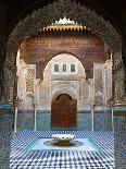 The Beautifully Ornate Interior of Madersa Bou Inania, Fes, Morocco-Doug Pearson-Photographic Print