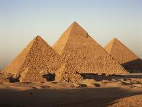 Pyramids at Sunset, Giza, Unesco World Heritage Site, Near Cairo, Egypt, North Africa, Africa-Doug Traverso-Photographic Print