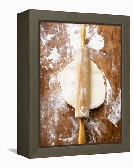 Dough with Rolling Pin-null-Framed Premier Image Canvas