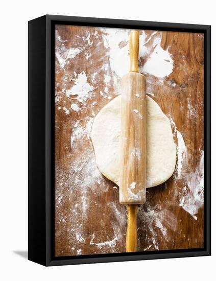 Dough with Rolling Pin-null-Framed Premier Image Canvas